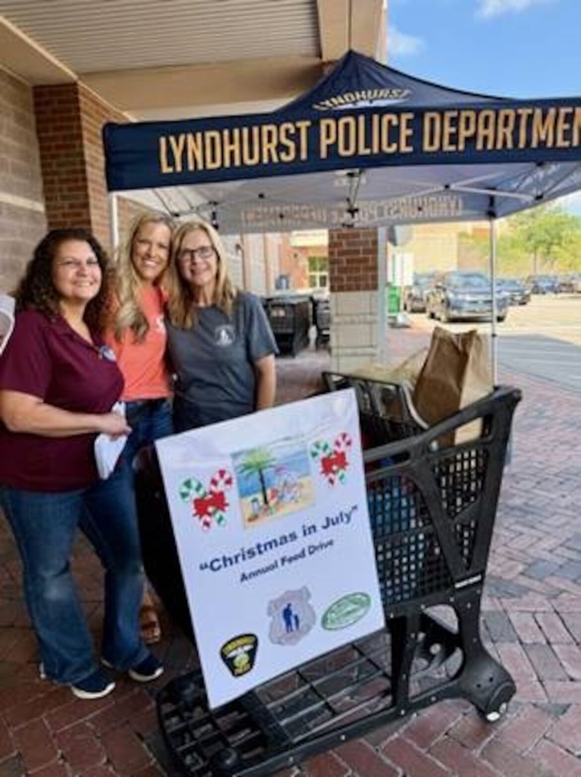 Lyndhurst Police Foundation’s ‘Christmas in July’ food drive collects food, money for those in need