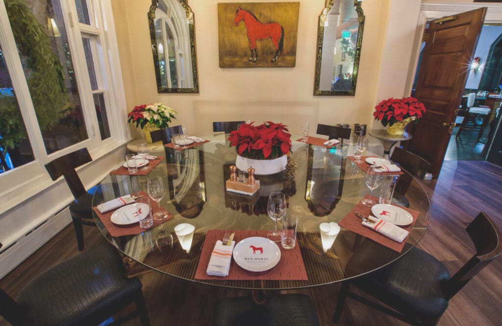 The chef’s table at Red Horse by David Burke at Bernards Inn in Bernardsville