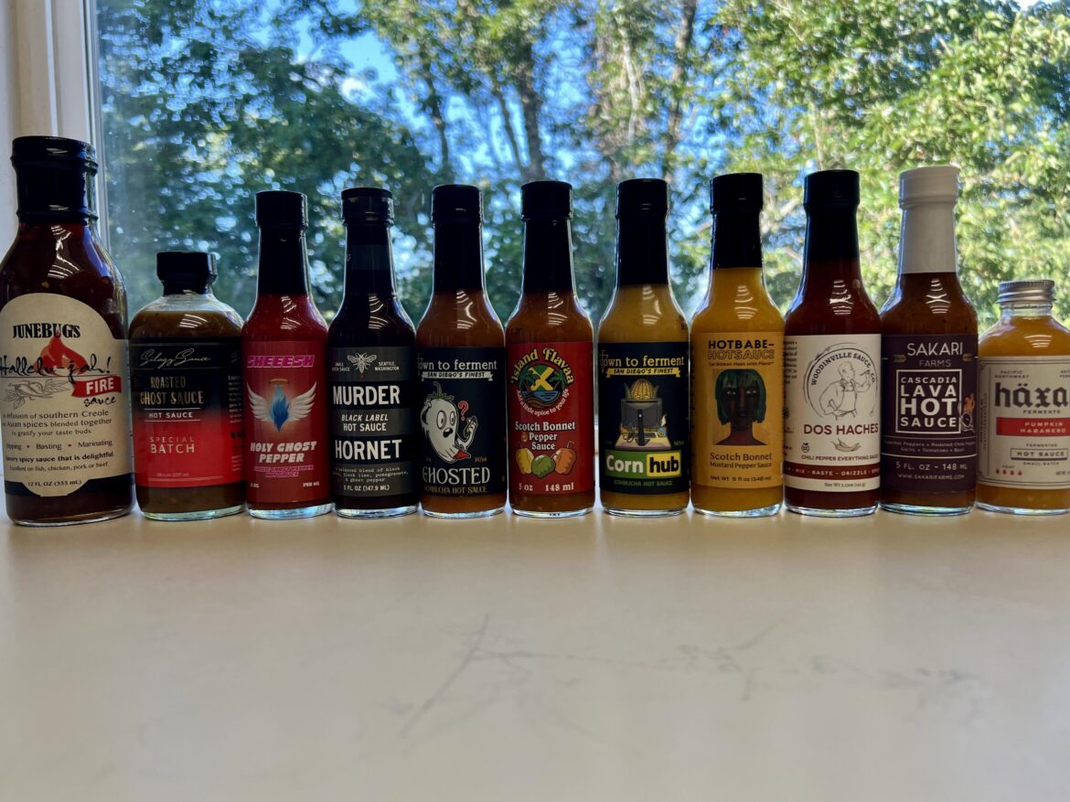 I went to the Hot Sauce Festival today!
