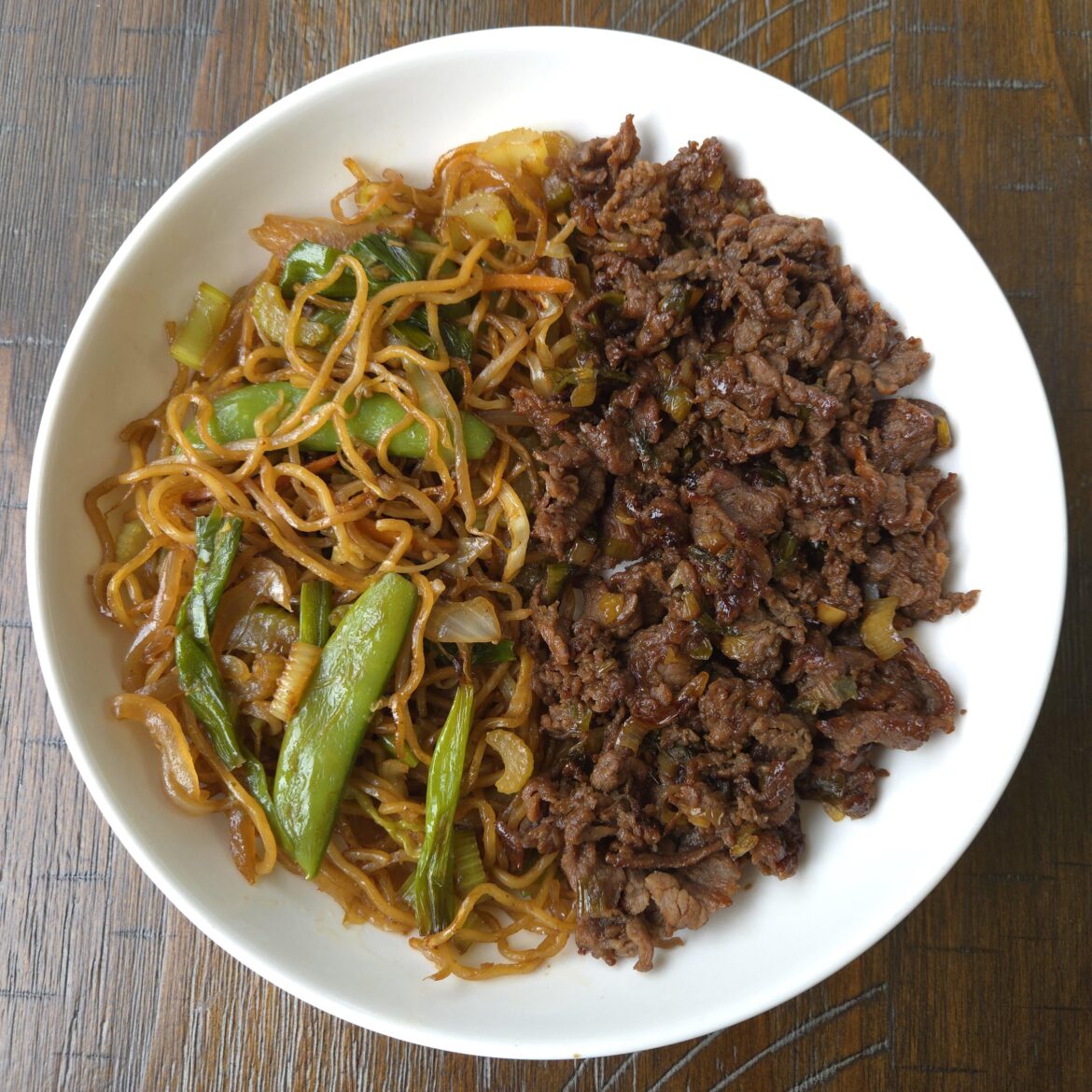 [Homemade] Beef Bulgogi w Chow Mein