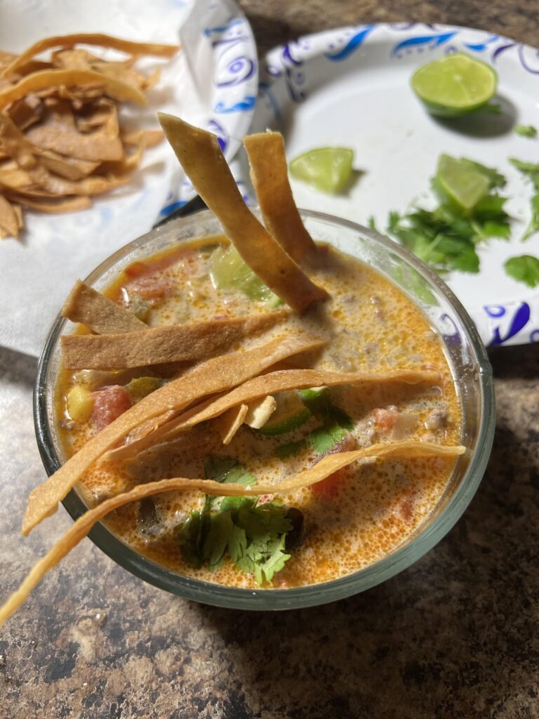 Probably not anything authentic but this taco soup was great