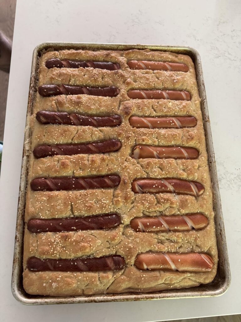 God bless a focaccia dog