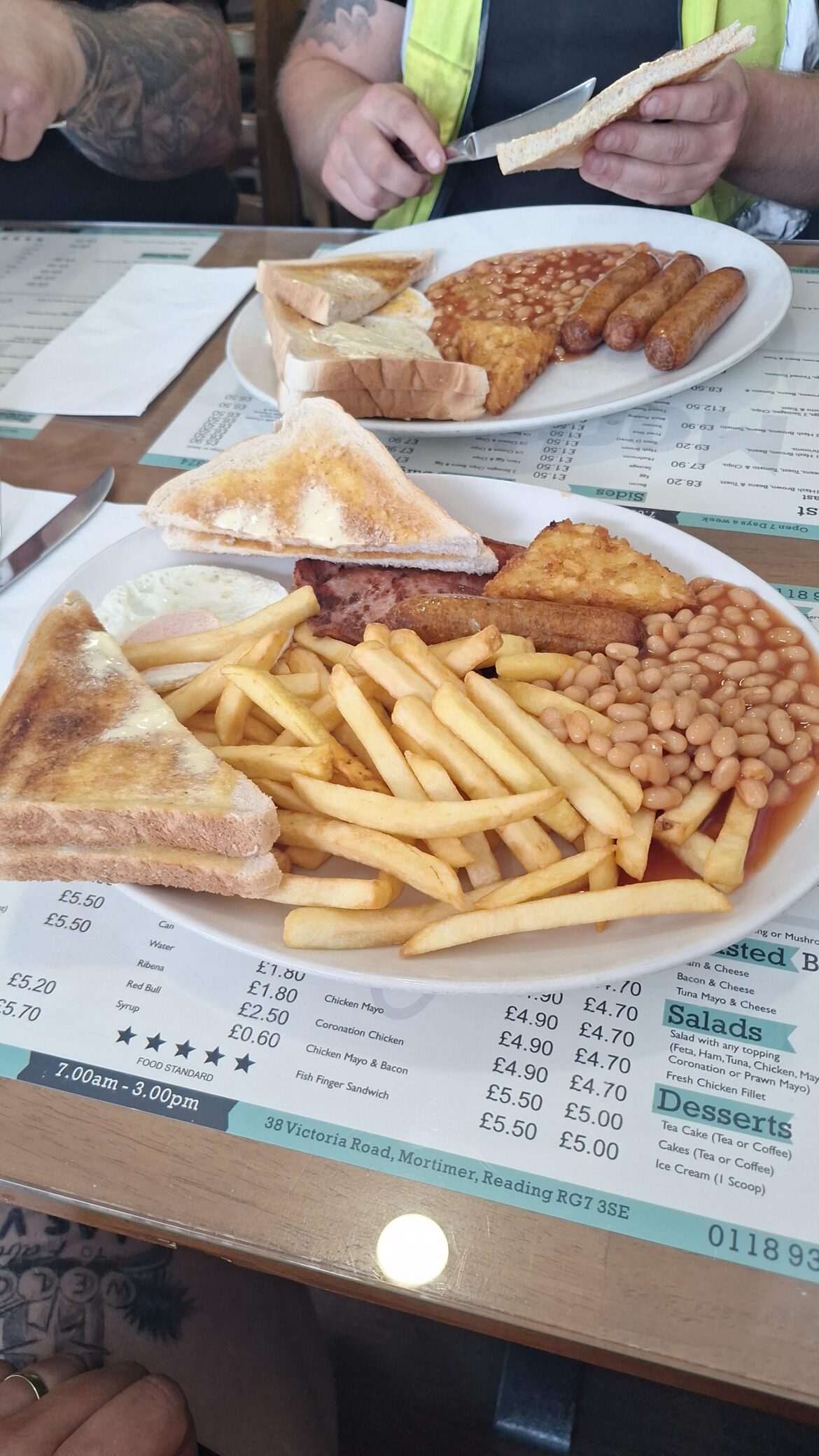 Mortimer cafe £11 including coke