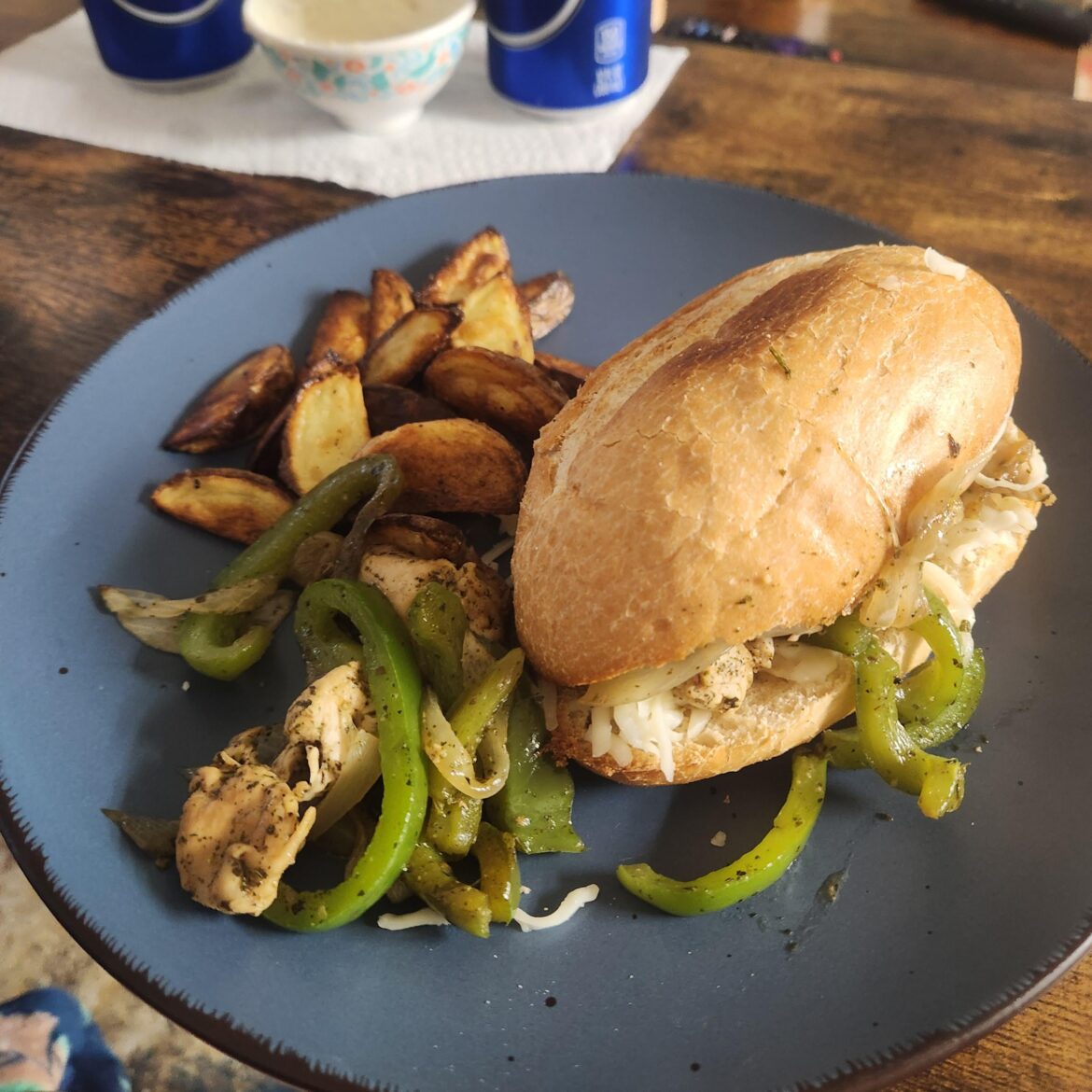 Update/ Italian chicken and pepper sandos first time