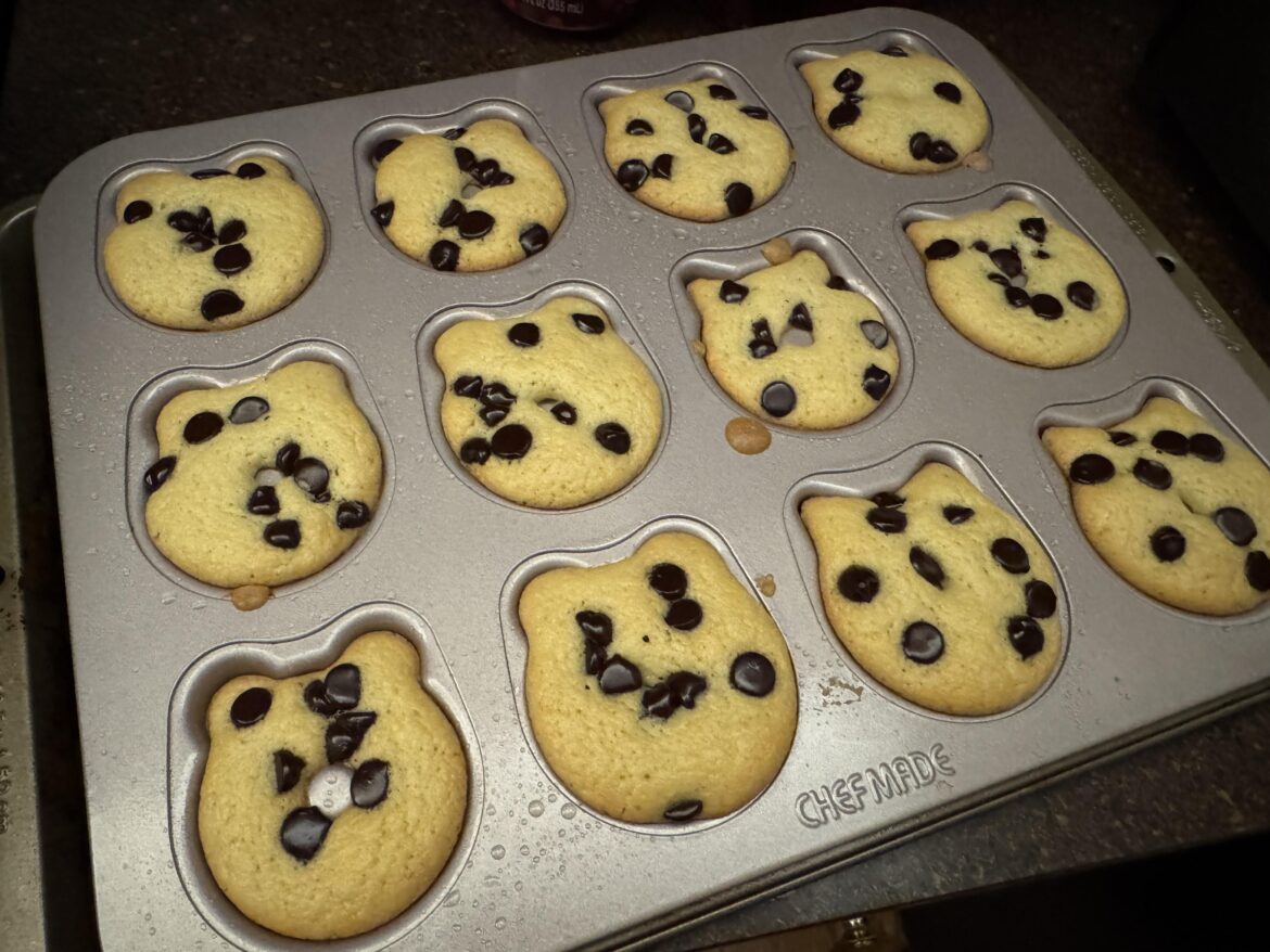 keto chocolate chip mini muffins!