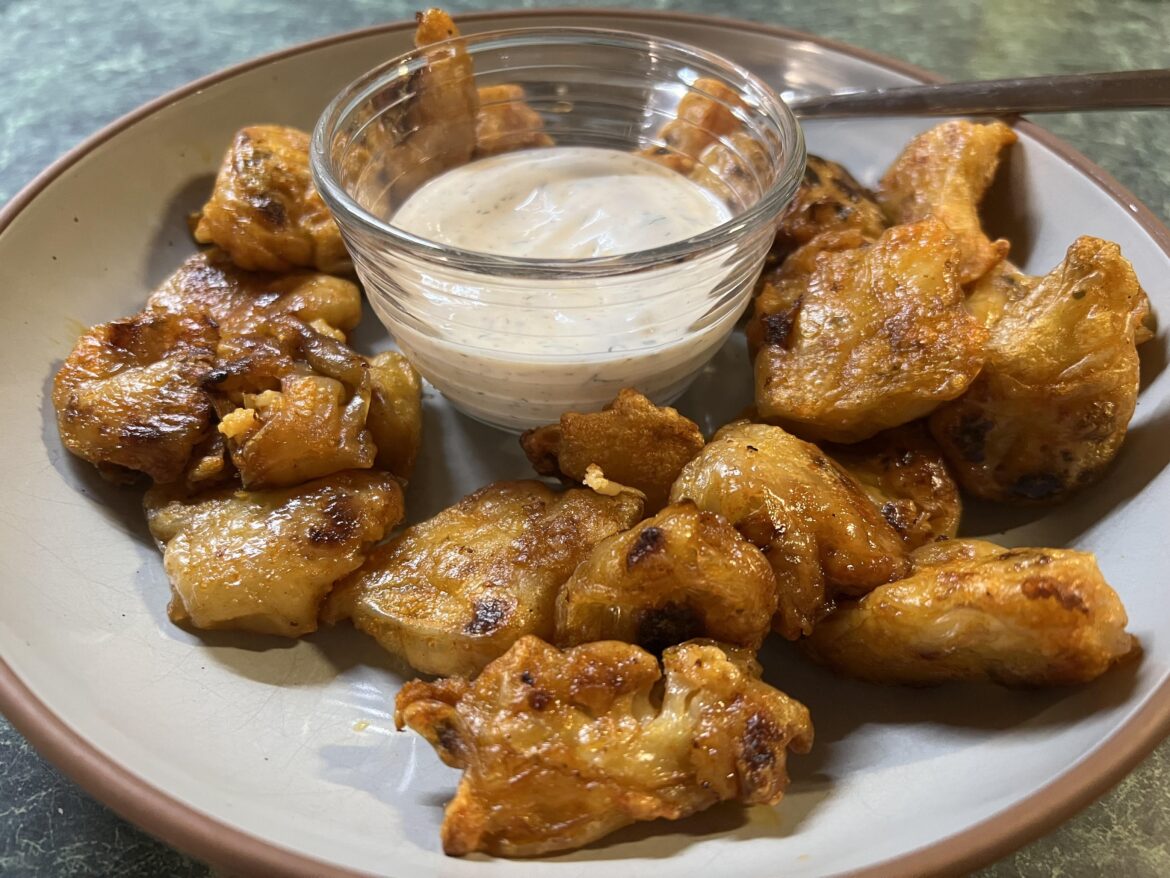 Cauli buffalo wings, inspired by another redditor