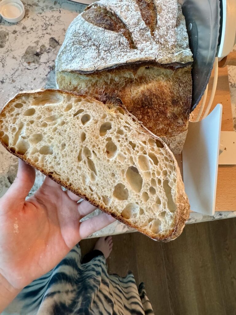 My third loaf! + grief and the beauty of sourdough