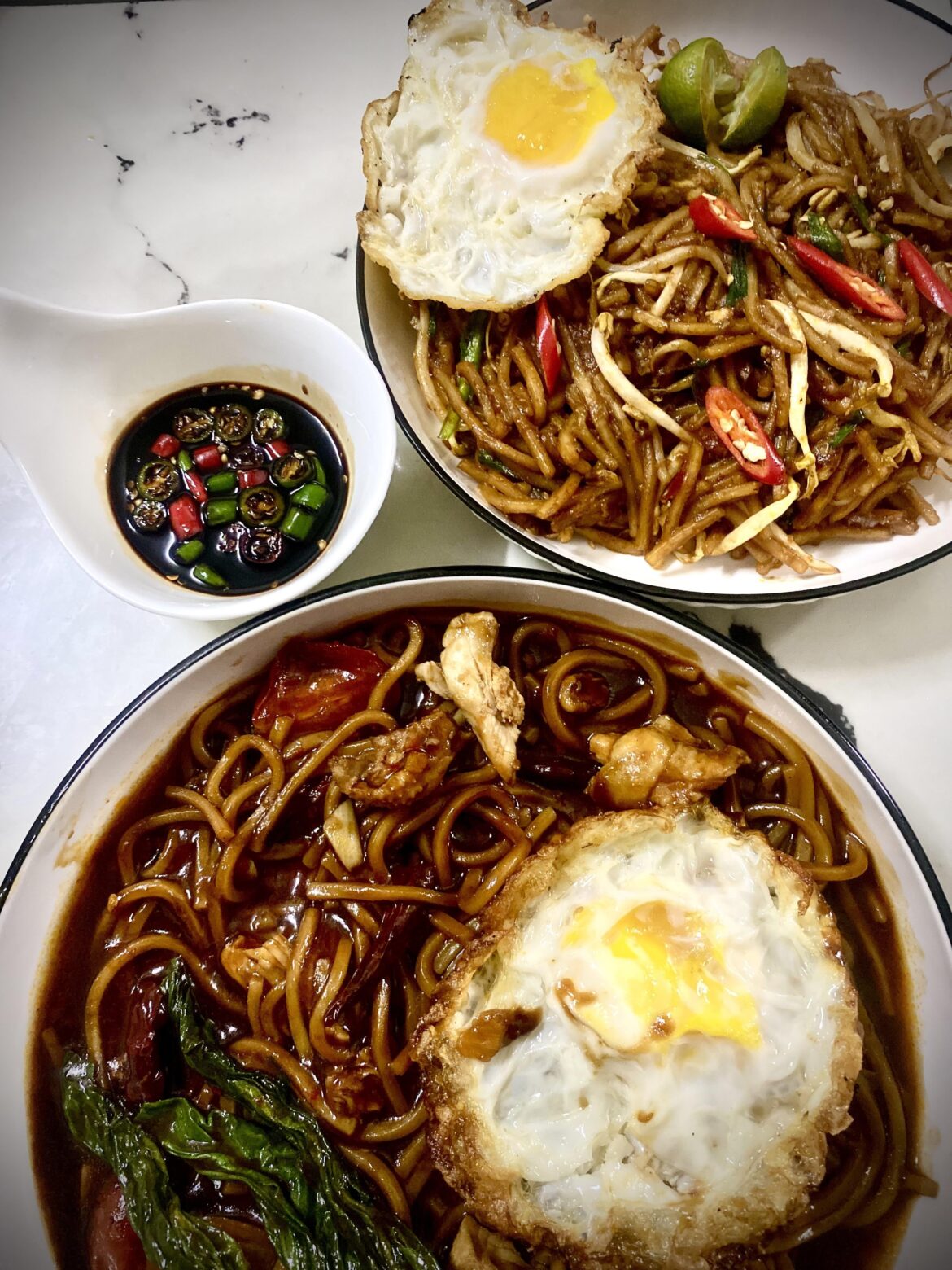 Tonight’s Dinner. Choose either one. Mee Hailam or Mee Goreng.