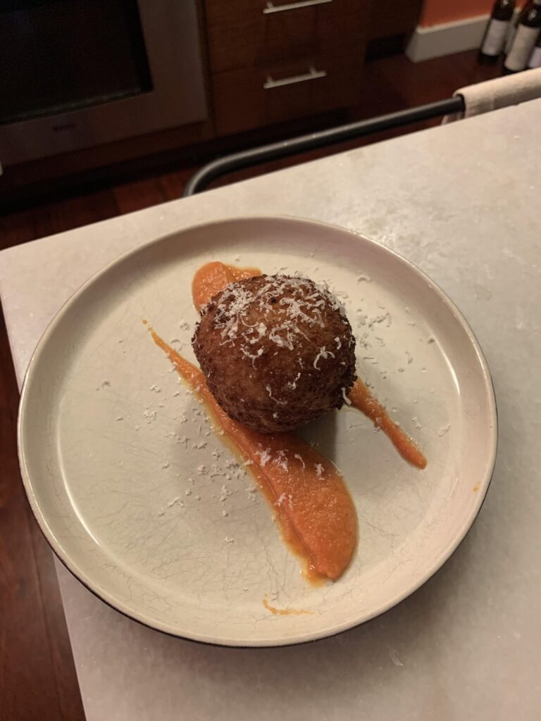 Oxtail Arancini Oxtail Arancini