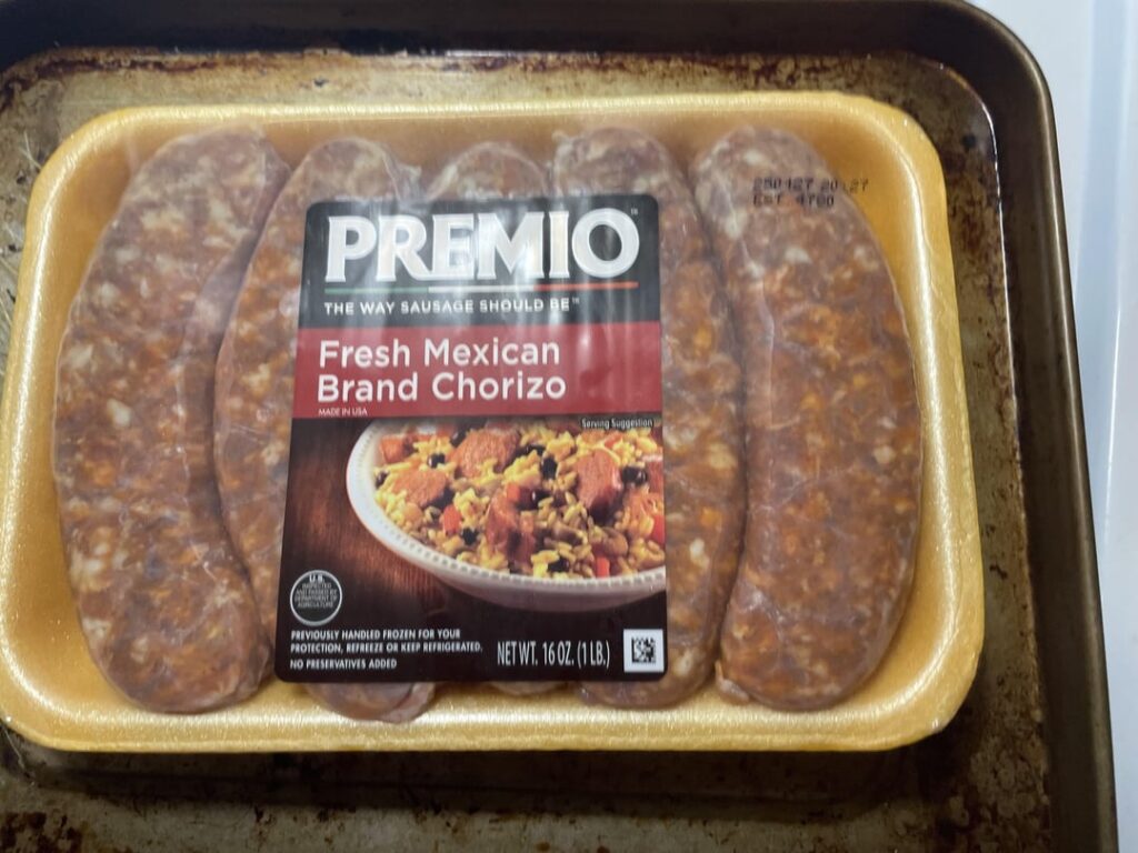 Was too lazy to peel sausages and stand over a stove for tacos.