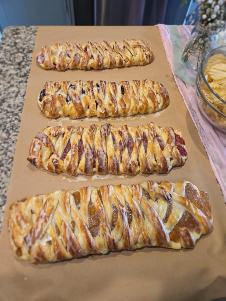 Pastry braids
