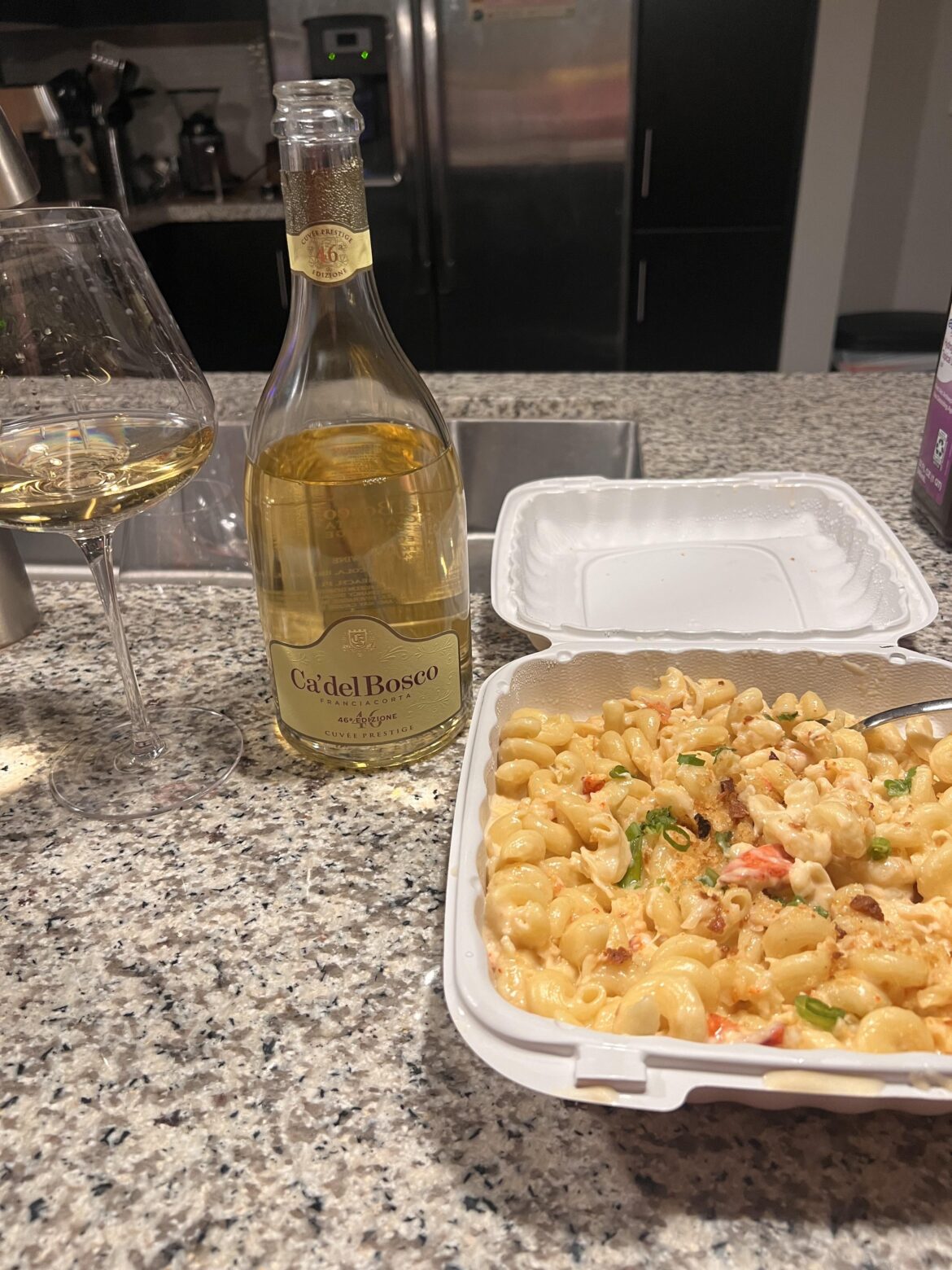 Ca’del Bosco and Lobster Mac and Cheese