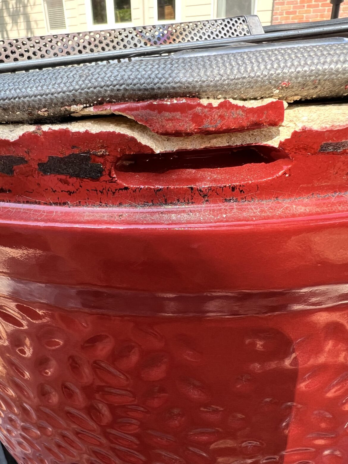 Lid came loose… broken ceramic Lid came loose… broken ceramic