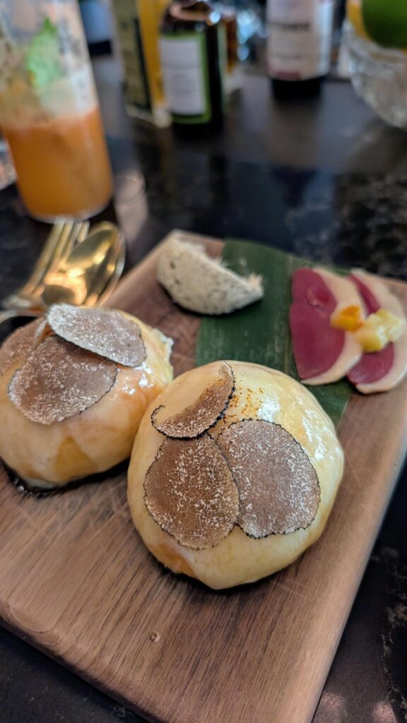 Mineral tasting menu