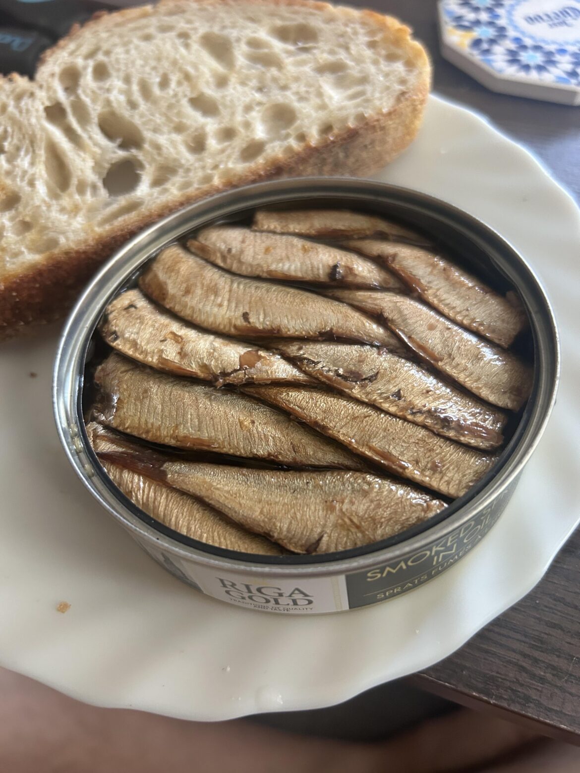 Riga gold smoked sprats in oil
