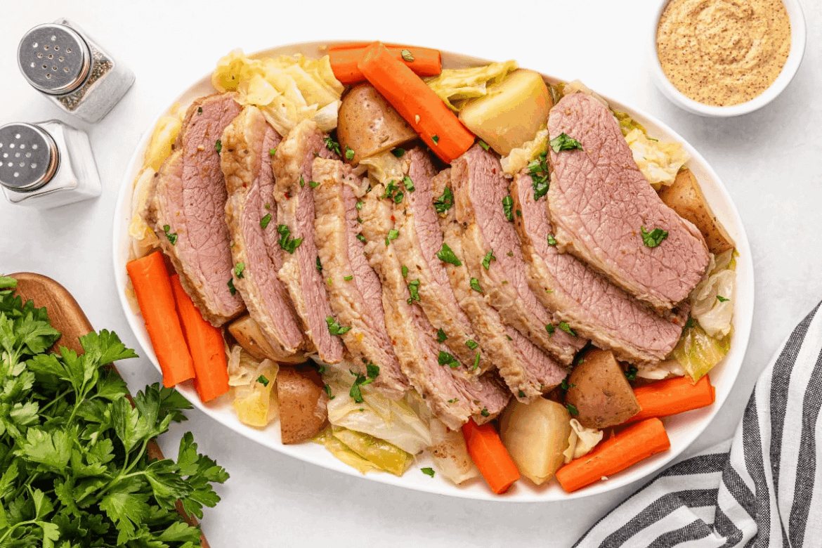 Slow Cooker Corned Beef and Cabbage Recipe