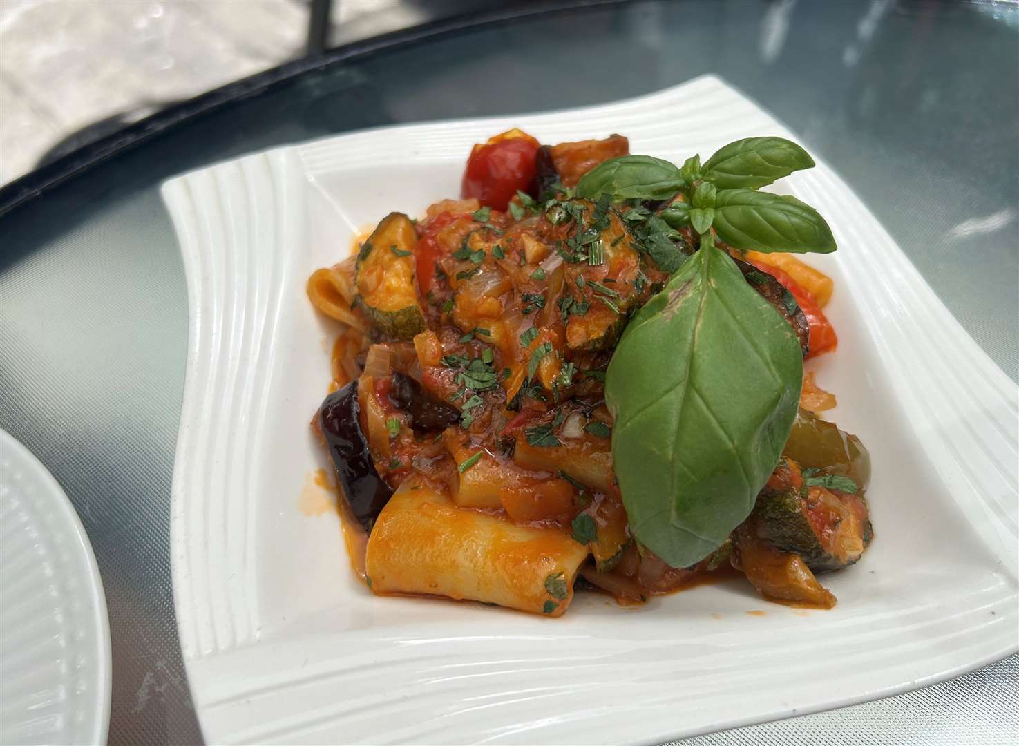 Paccheri primavera at Wandering Hut in Ramsgate