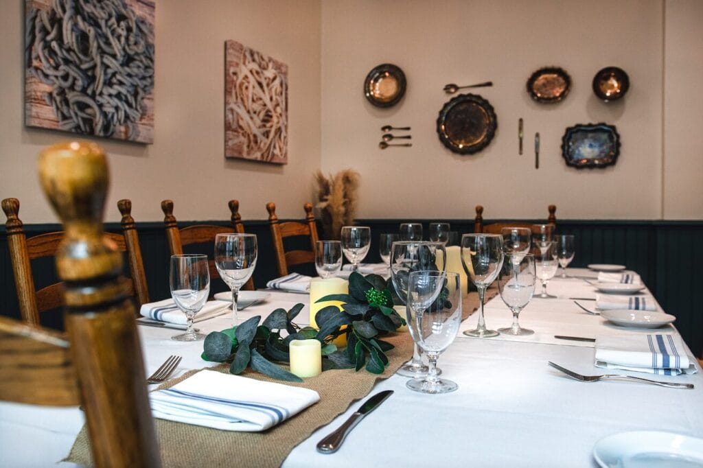 The chef's table at Nunzio by Chef Michael DeLone in Collingswood