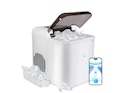 A photo of a smart ice maker against a white background.