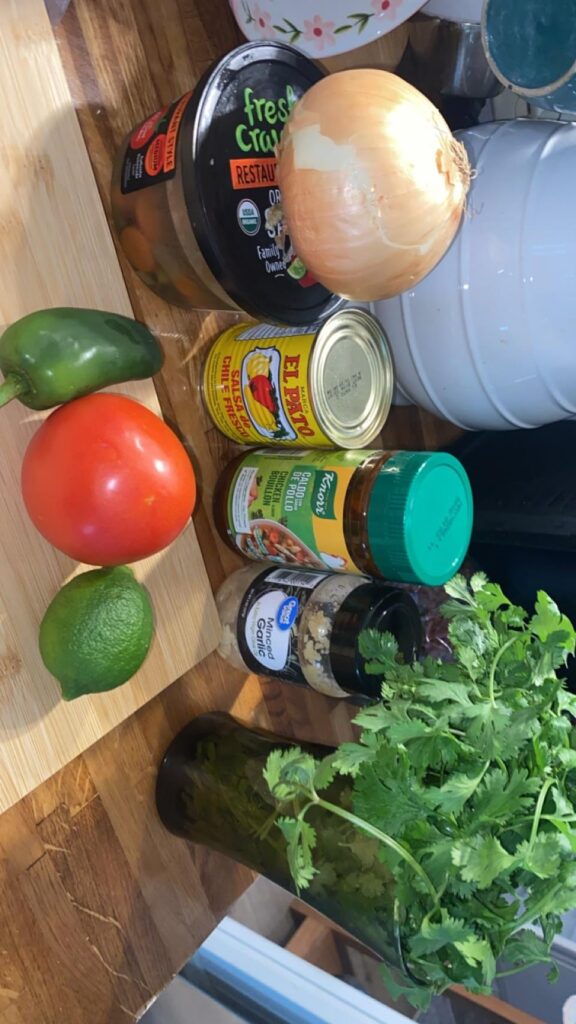 Salsa from what I already have at home