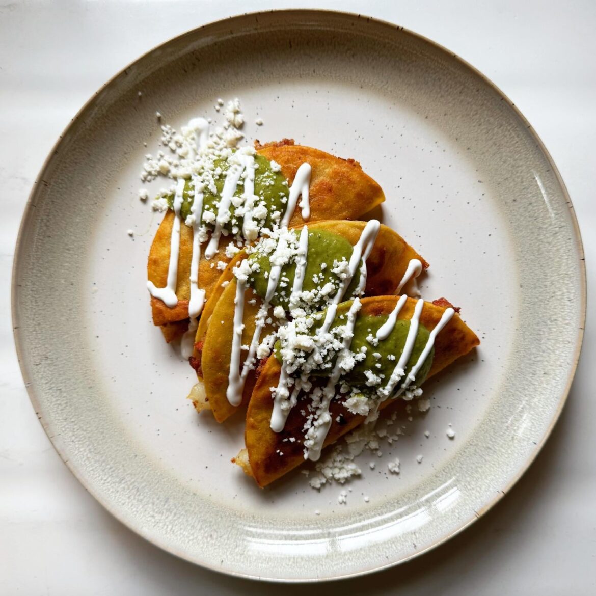 Tacos Dorados With Chorizo