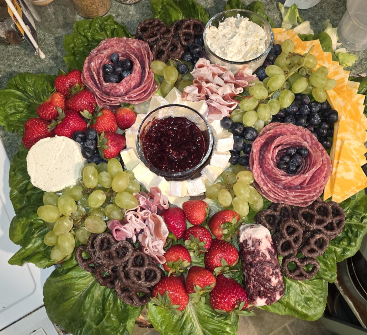 Charcuterie board I made for the bride to be!