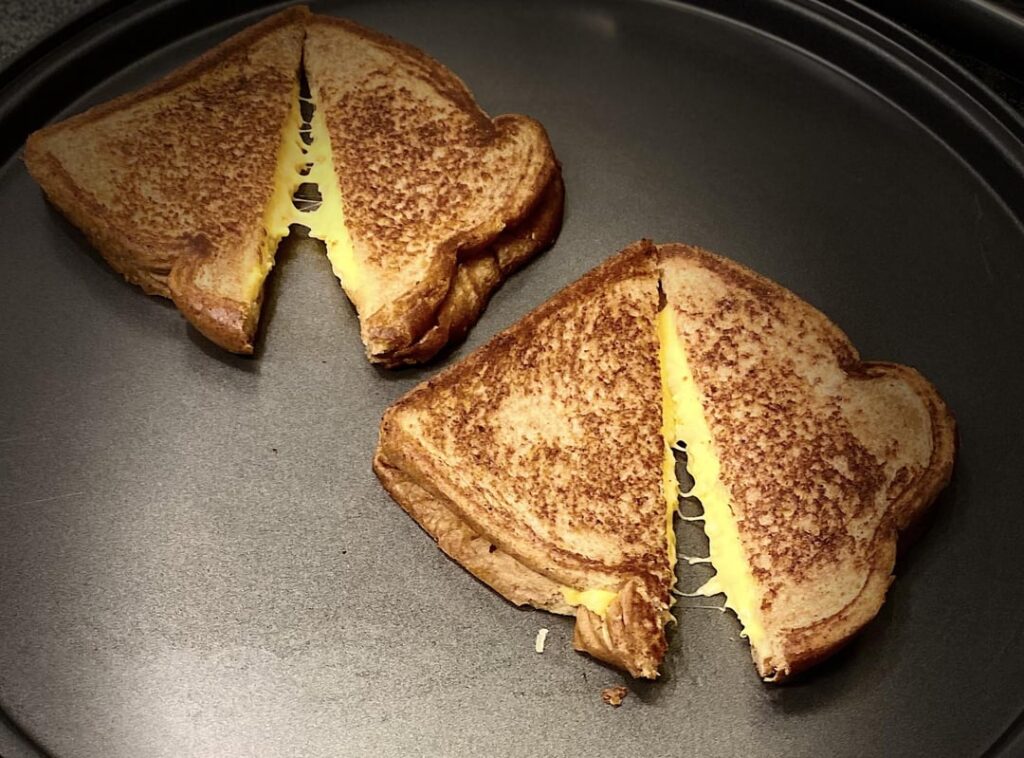 Galaga grilled cheese