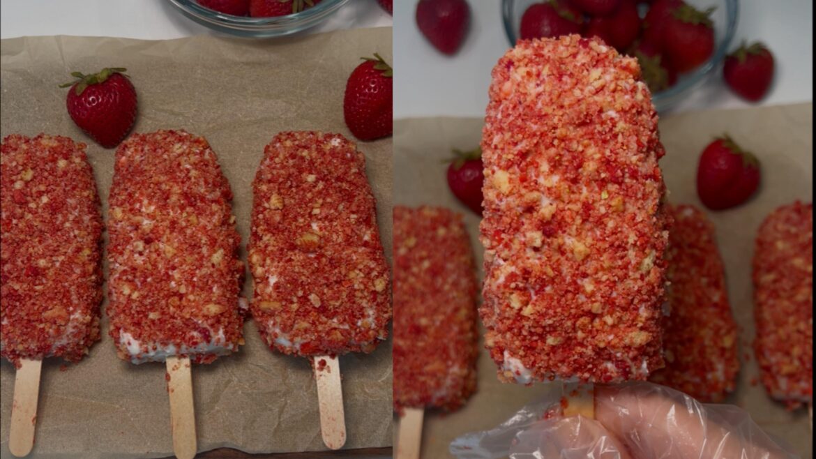 My favorite childhood ice cream, I made it vegan 🌱 🩷