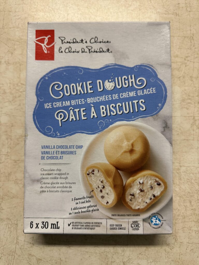 Cookie dough ice cream bites