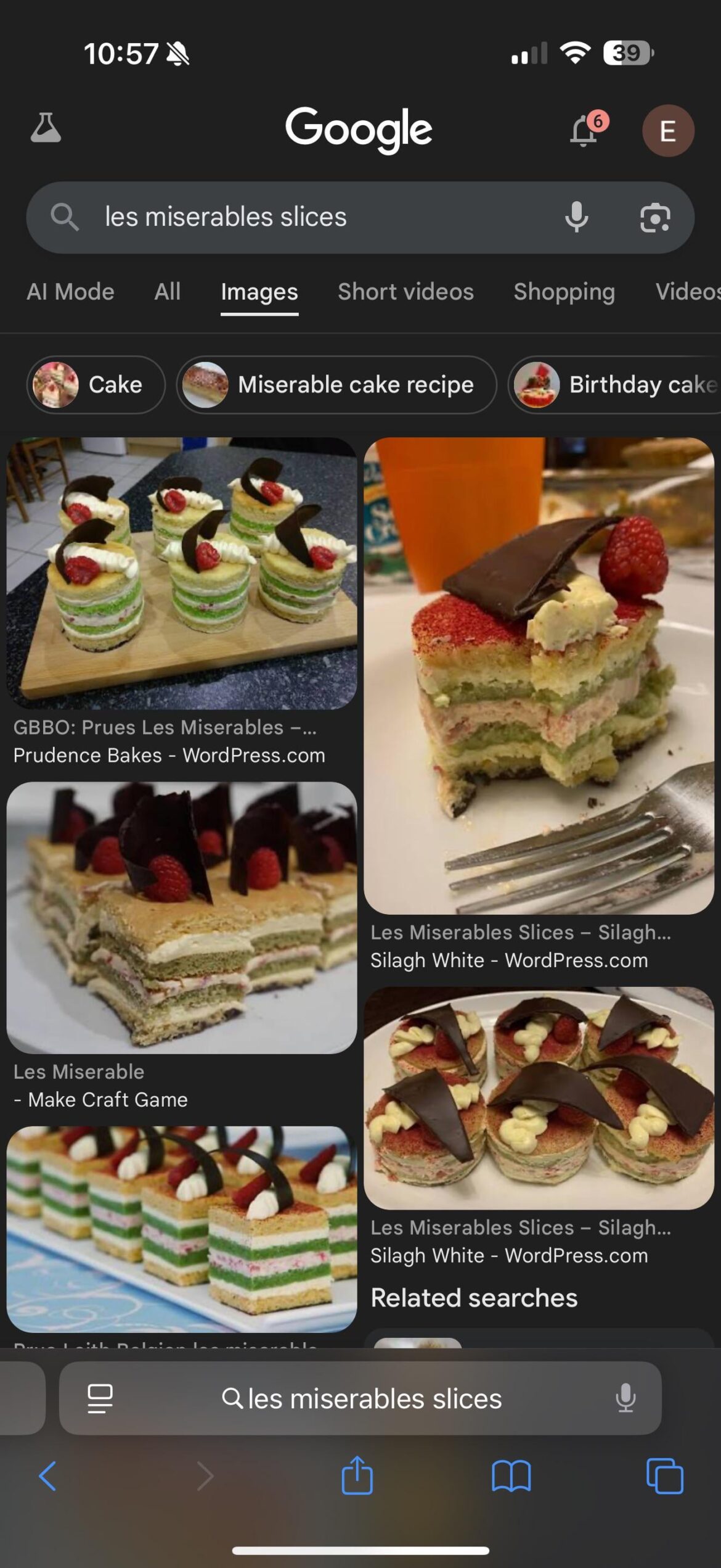 Where to get Les Miserables cake?