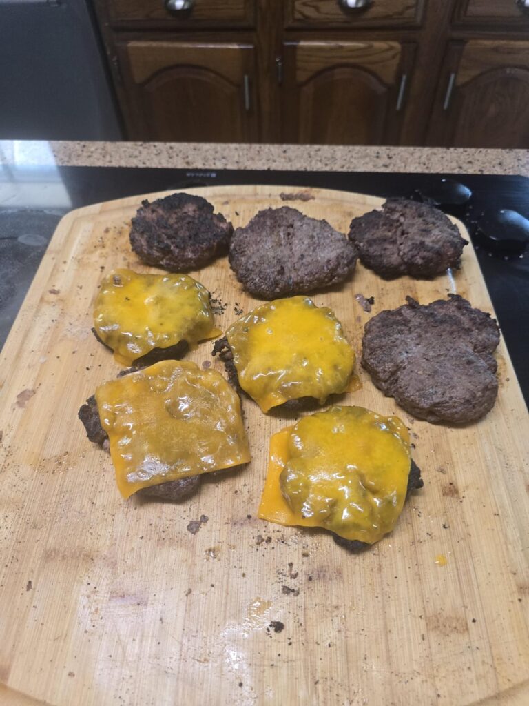 First time grilling burgers