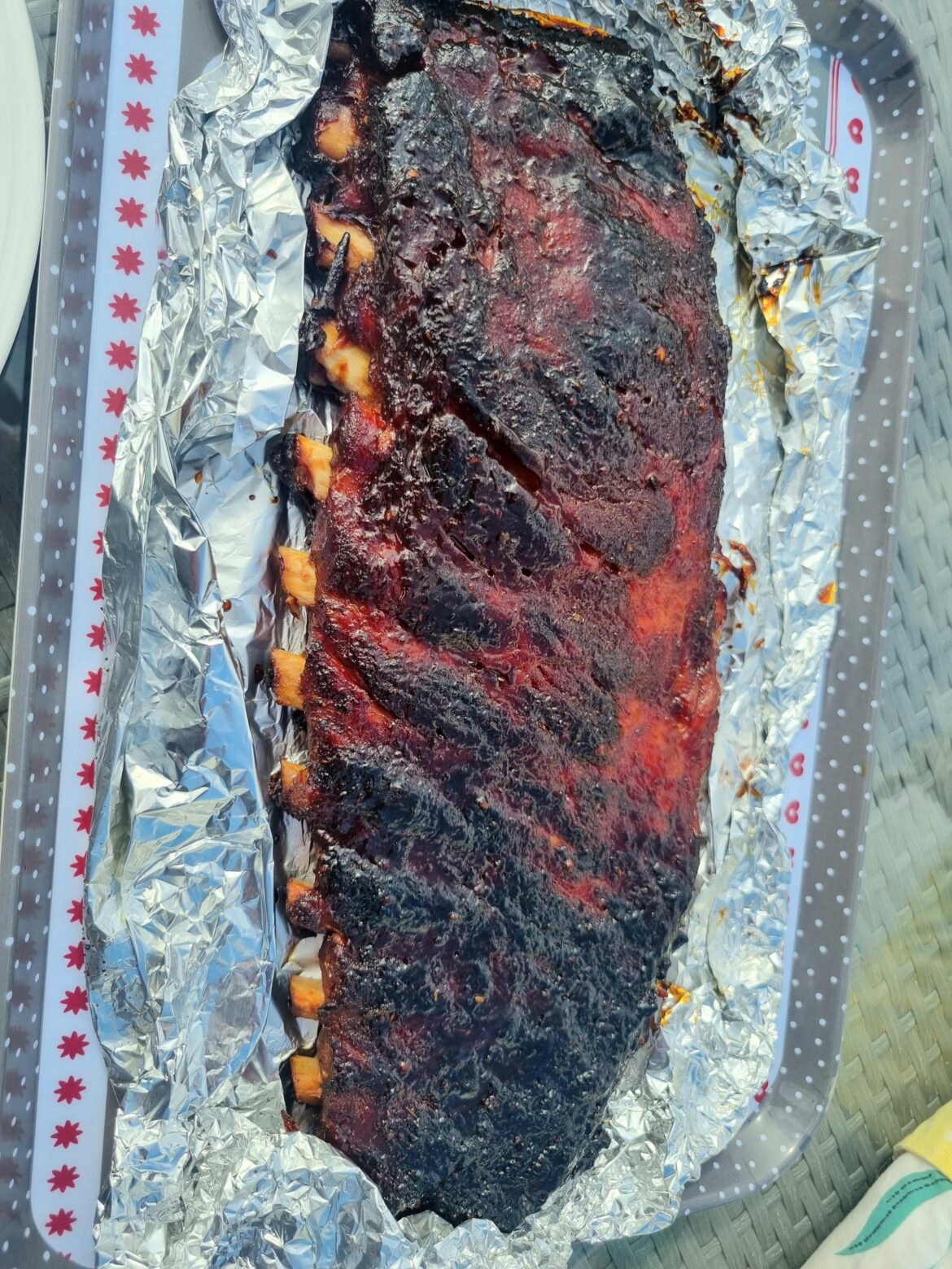 First time smoking ribs