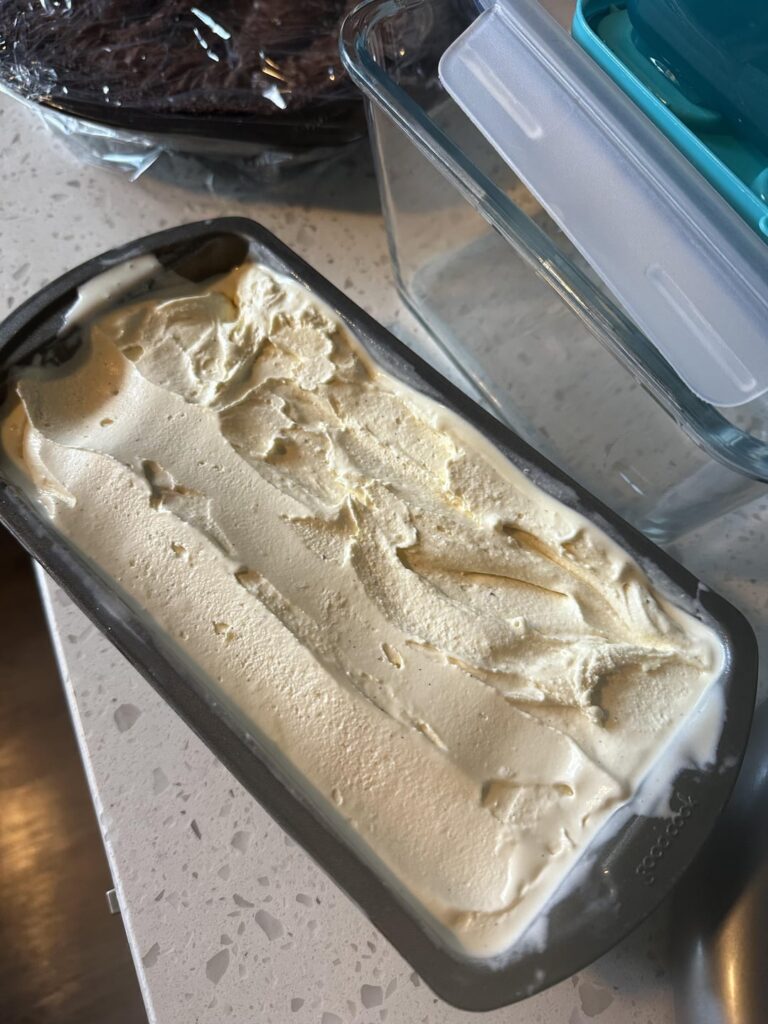 i made my own vanilla bean ice cream!
