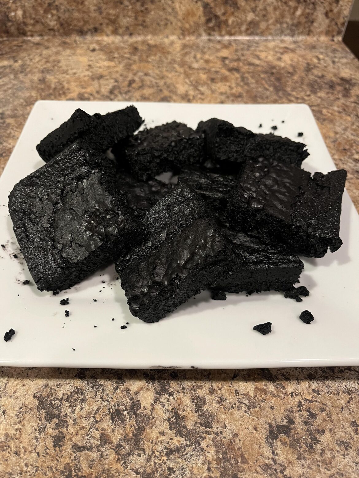 Black cocoa brownies