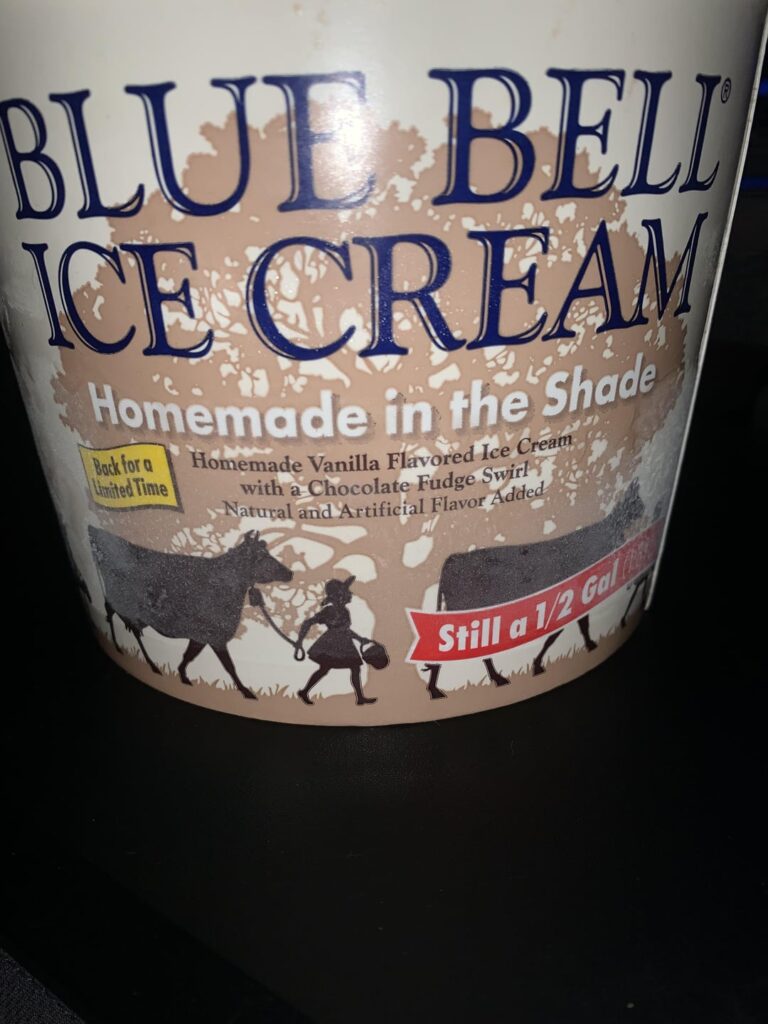 Does anyone remember blue bell triple chocolate?