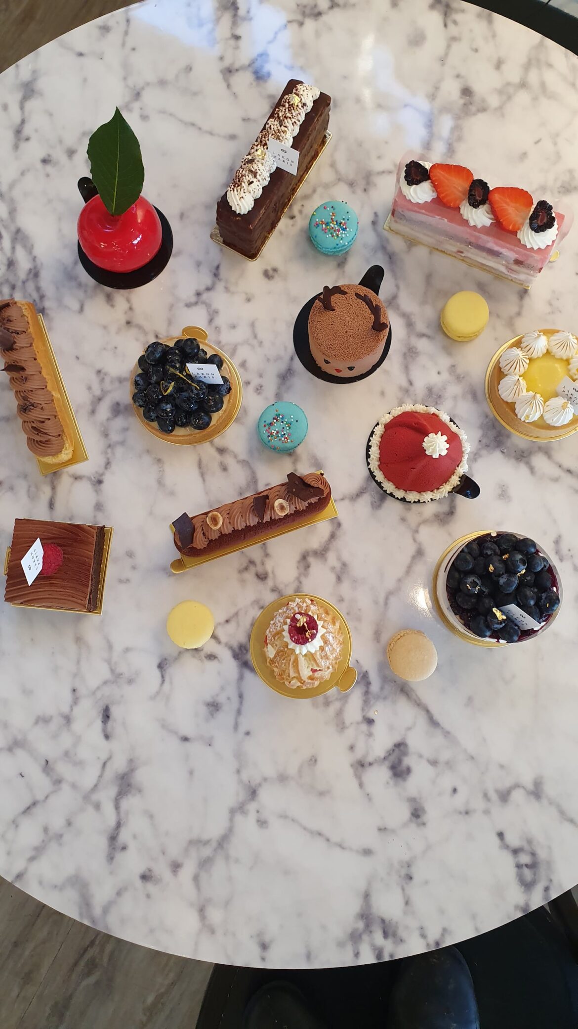 A selection of pastries from Lakon Paris Patisserie in Newton Highlands.