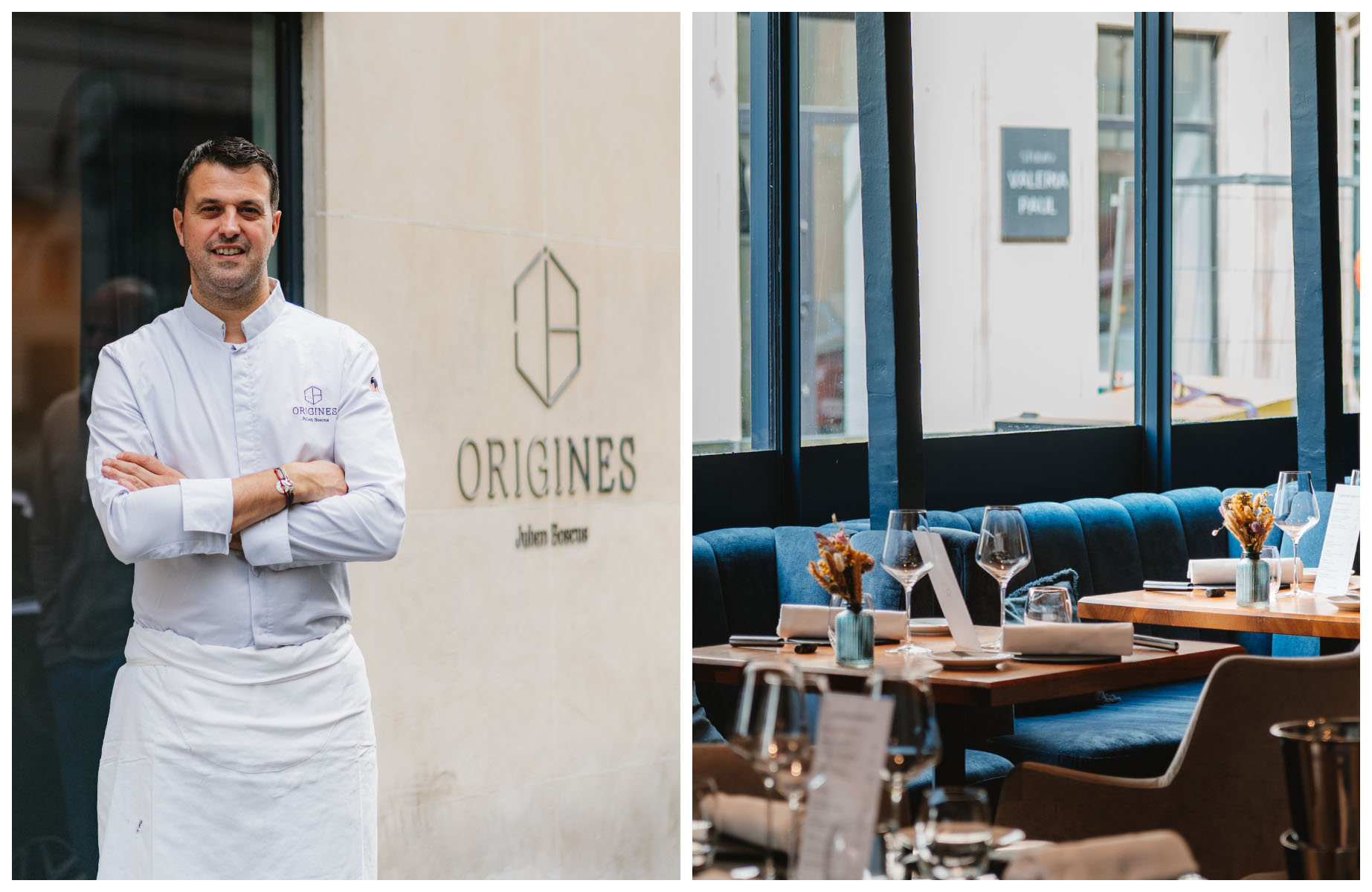 Julien Boscus, chef-owner of Origines. © Mary Quincy/The MICHELIN Guide