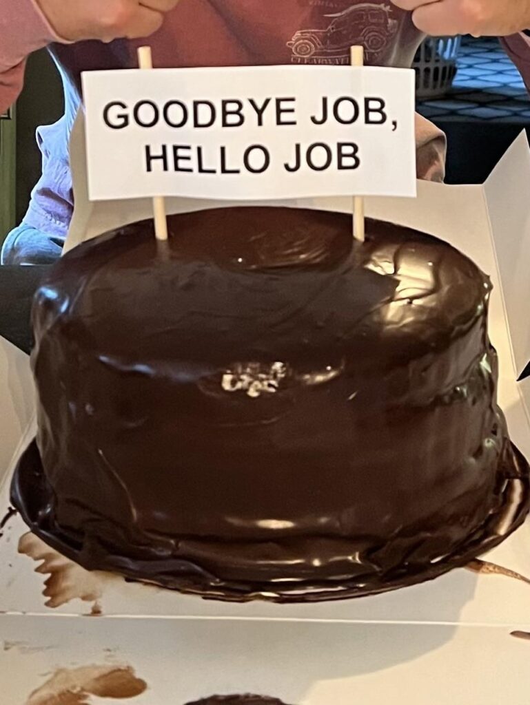 Reposting for Sake of My Friends Anonymity Lol Made a Cake for My Friend Who’s Leaving His Job