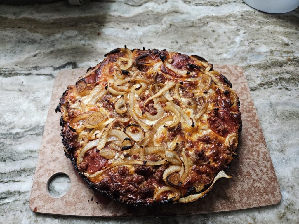 Practiced self restraint tonight, as I was cooking for others