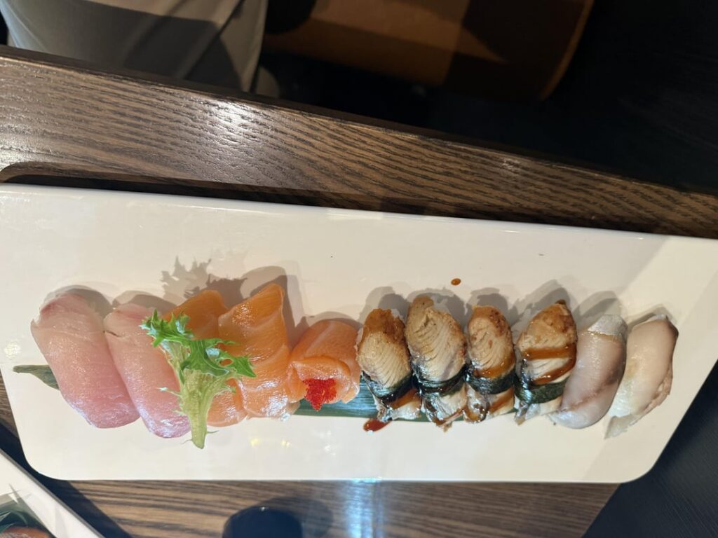 New AYCE place by me has sashimi and a huge selection. It's awesome.