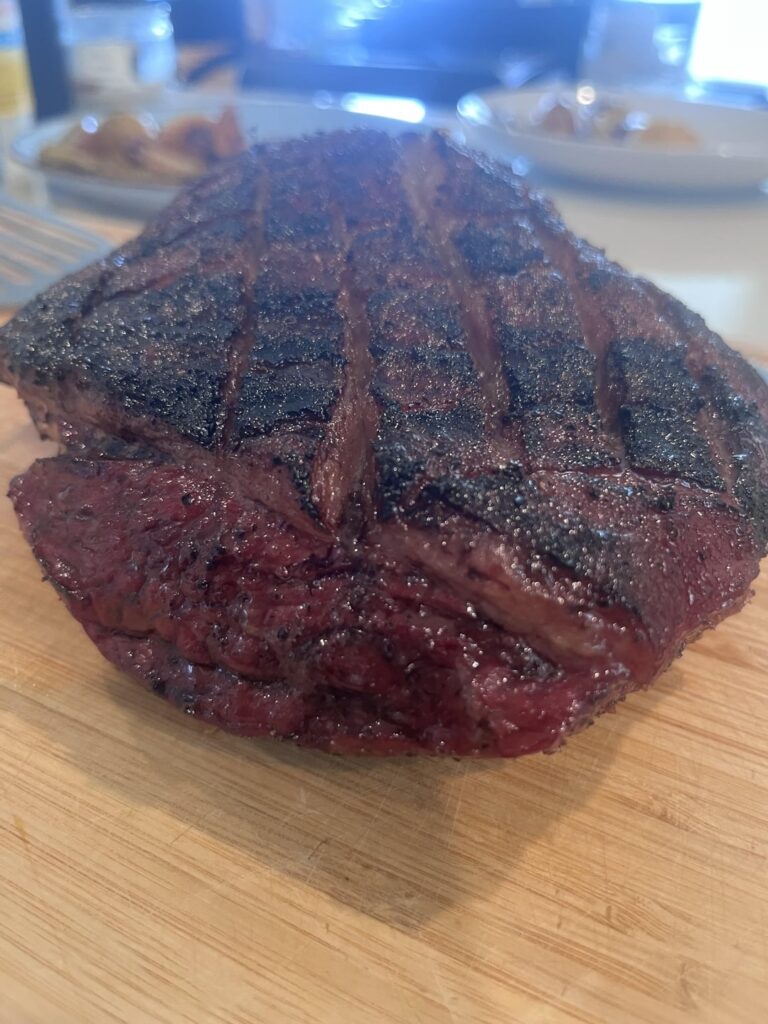 Picanha on the pit boss
