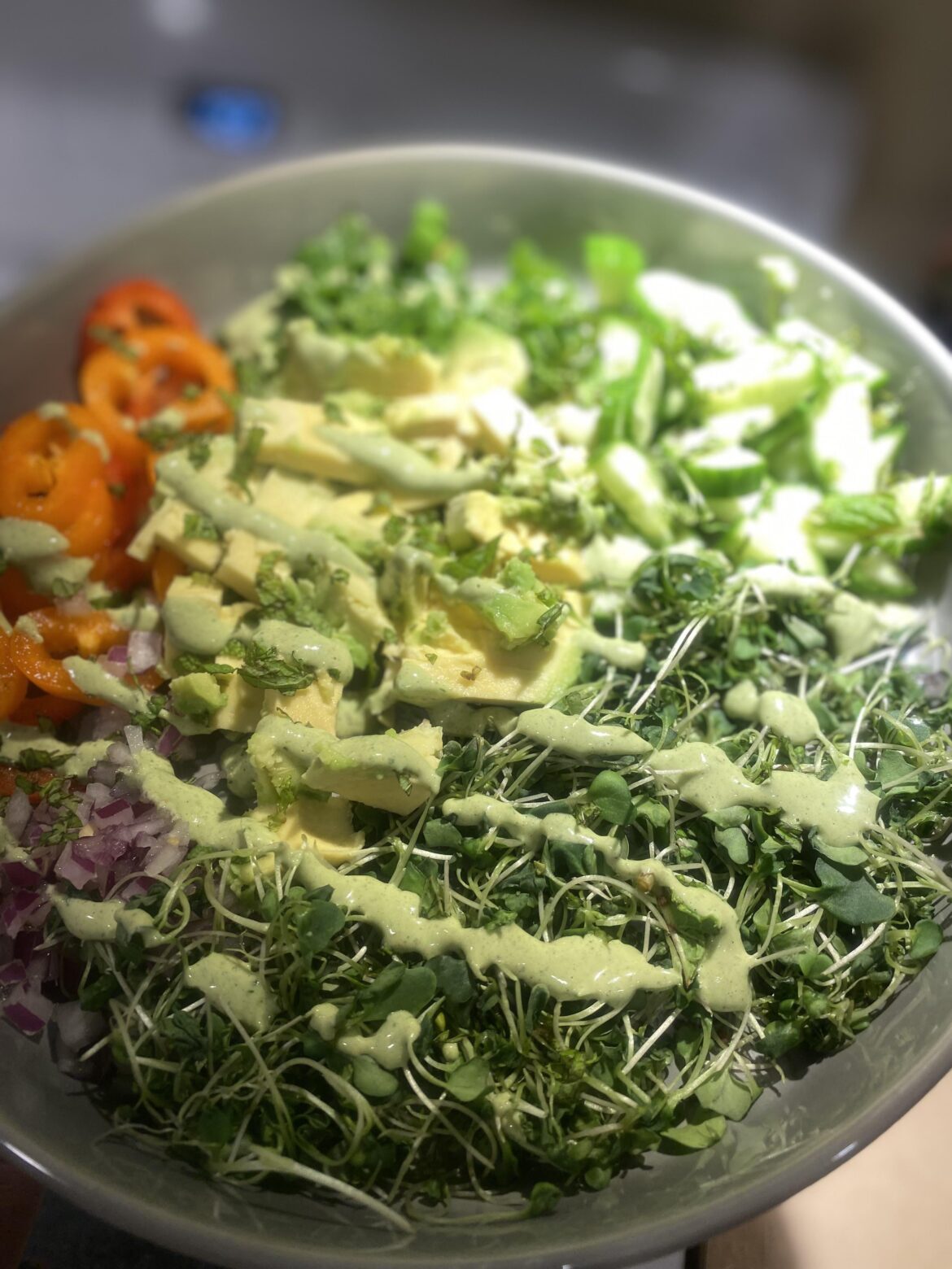 Broccoli Microgreen Salad