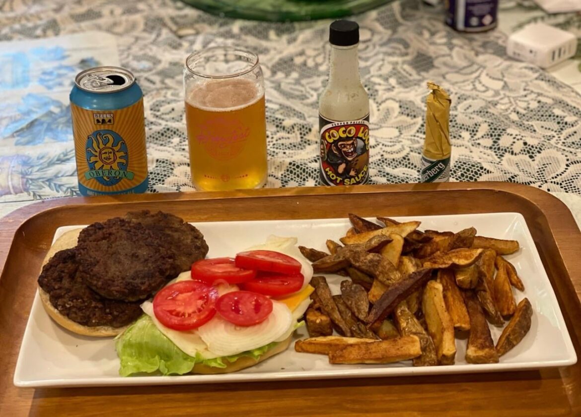 Had this burger at home.