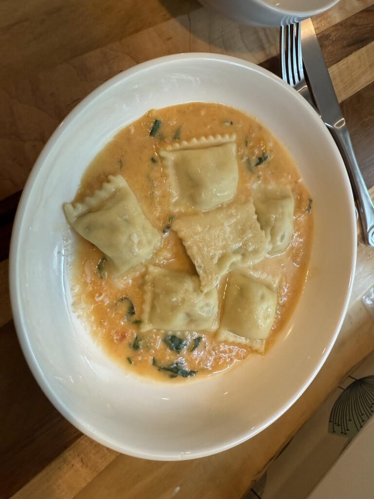 Smoked Trout Ravioli