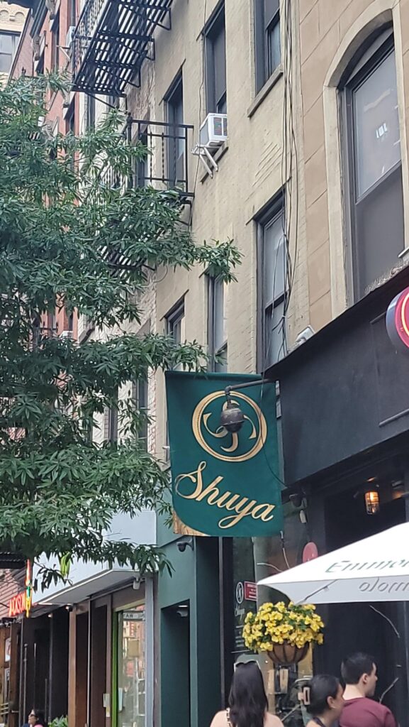 A photo dump of my visit to Shuya (Japanese food)