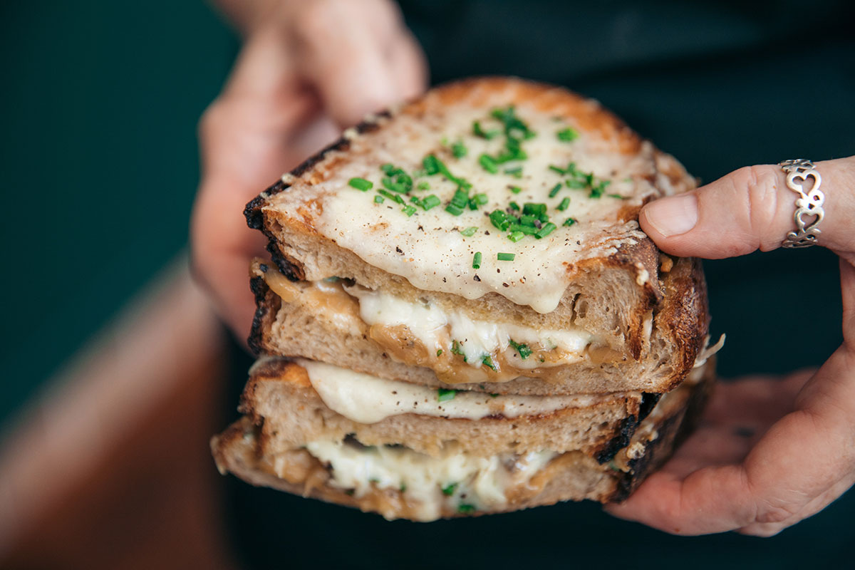 Toasted sandwich at Franquette, Mt Tamborine (image by Two Birds Social)