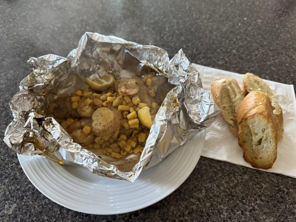 Grilled Old Bay Shrimp Boil Packets…Love These! Review Below ⬇️