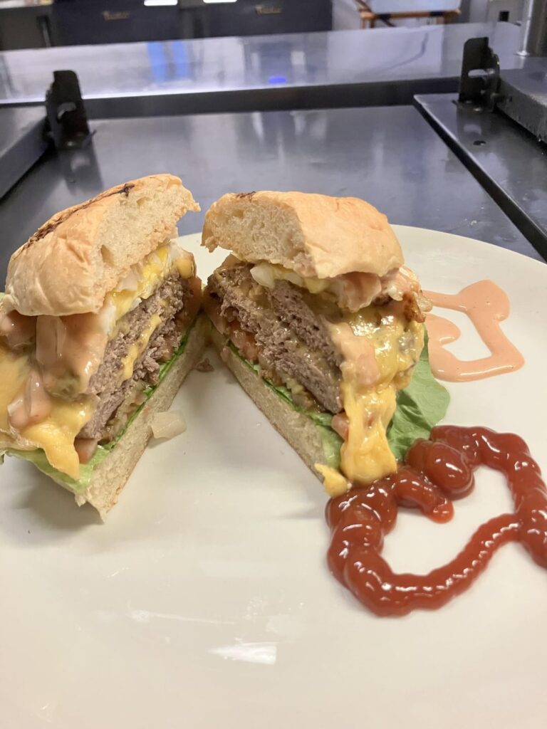 double cheeser for breakfast