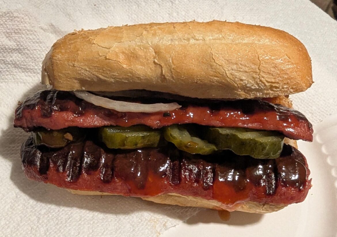 I McRibbed a hotdog, and I liked it