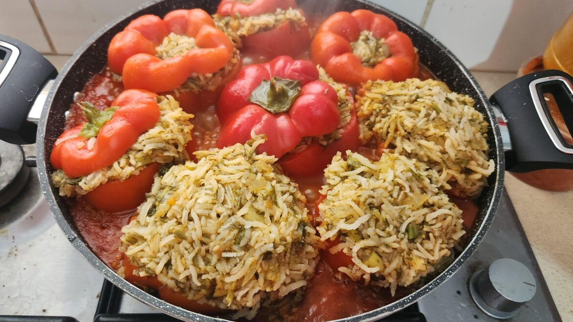 Stuffed Peppers with Rice